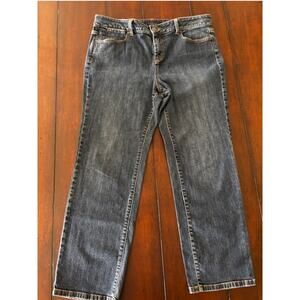 Talbots Petite 16 Heritage Denim Straight Leg Jeans Stretch